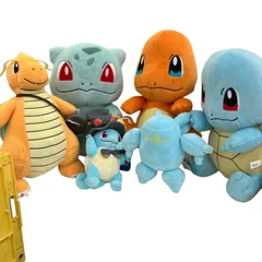 186000 Pokemon ポケモン ヒトカゲ フシギダネ ゼニガメ他 6点まとめ売り