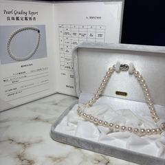 最高品位】高島屋 白蝶真珠 シロチョウ パール ネックレス 大珠 - メルカリ