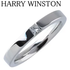 【値下げ】ハリーウィンストン　プリンセスカット　マリッジリング　プラチナ　ダイヤ プリンセスカット・ダイヤモンド・マリッジリング｜ハリー・ウィンストン