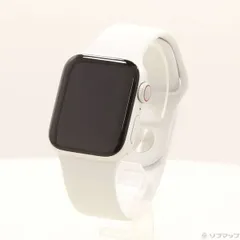 〔中古品〕 Apple Watch Series 6 GPS + Cellular 40mm シルバーアルミニウムケース ホワイトスポーツバンド【344】