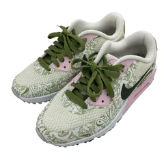 186000 NIKE ナイキ スニーカー AIR MAX ナイキエアマックス90 23 グリーン/ピンク ゴルフシューズ レディース