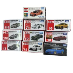 186001 TOMICA トミカ スポーツカー ランボルギーニ、日産、アストンマーティン、シルエイティ、ロータス 10点まとめ売り [250623HM140001] The Asia-exclusive colors are great! They are all attractive