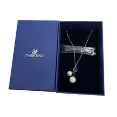 186000 Swarovski スワロフスキー Forward  Y字型 ネックレス シルバー レディース