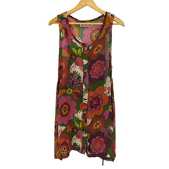 アルベロベロ OLLEBOREBLA オレボレブラ ブタさん おはな 総柄 シアー シースルー チュニック ジレ  レディース 表記無 