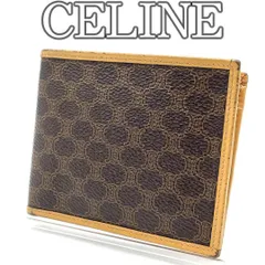 セリーヌ CELINE マカダム柄 PVC レザー 二つ折り財布 ヴィンテージ Macadam PVC Leather Bifold Wallet Vintage