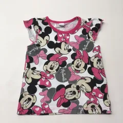 送料無料★Disney ディズニー★半袖Tシャツ　ミニーちゃんトップス★女の子　キッズ　120 子供#50529sjj21