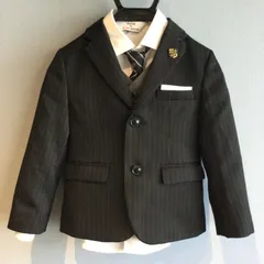 Waltz by beams design ワルツ バイ ビームス デザイン セットアップ キッズ 110cm ブラック 3301-5491 ジャケット ベスト シャツ ネクタイ ボトム フォーマル