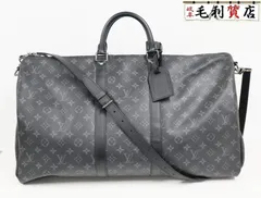 ルイヴィトン LOUIS VUITTON モノグラム エクリプス キーポル バンドリエール 55 美品 M40605 ボストンバッグ バッグ