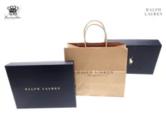 ラルフローレン 空箱 紙袋 ラッピングセット リボン&クッション材付き RALPH LAUREN【Used 美品】