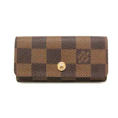 ルイ・ヴィトン(Louis Vuitton) ダミエ ミュルティクレ4 N62631 メンズ,レディース ダミエキャンバス キーケース ブラウン