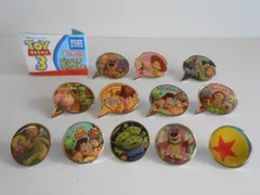 ♯Jua22CZトイストーリーピンバッチコレクションフルコンプ12種