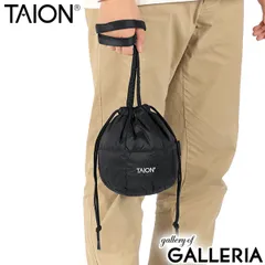 タイオン ショルダーバッグ メンズ レディース TAION バッグ 斜めがけ 軽量 軽い 小さめ コンパクト ブランド 巾着 ショルダー ダウン 800FP 洗える BASIC LINE ドローストリング ダウンバッグS TAION-DST01-S
