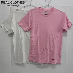 Supreme×Hanes/シュプリーム×ヘインズ プレーン 半袖Tシャツ  S/M 2点セット