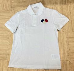 モンクレール MONCLER トリコロール ワッペン 刺繍 ポロシャツ - メルカリ