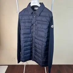 【極美品】 MONCLER モンクレールダウンニットジャケットネイビーM