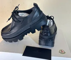 MONCLER モンクレール厚底　トラックソール　レザー　チロリアンシューズ MONCLER モンクレール厚底 トラックソール レザー チロリアンシューズ