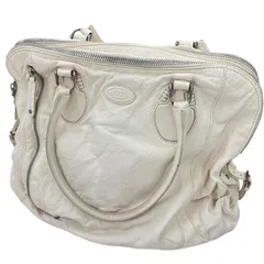 現状品 TOD’S トッズ トートバッグ レザートートバッグ ホワイト