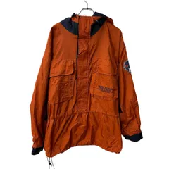 TOMMY HILFIGER マウンテンパーカー XL オレンジ トミーヒルフィガー フーディー ハーフジップ サイドジップ アウター 冬物 a711-5410