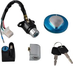 レブル250 マグナ50 タンクキャップ メインキー ヘルメットホルダー セット 交換 カスタム 補修 純正互換品 管理O1