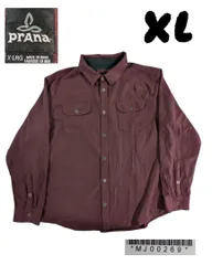 Prana プラナエンジ長袖ネルシャツX-L　　MJ00269のサムネイル