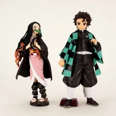 【2体セット】鬼滅の刃 フィギュア 竈門炭治郎 ＆ 竈門禰󠄀豆子 兄妹セット