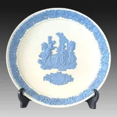 【美品】ウェッジウッド ジャスパー バレンタインプレート 1989年 限定 希少 美品】ウェッジウッド ジャスパー バレンタインプレート 1989年 限定 希少