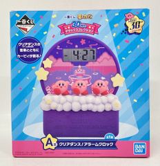 BANDAI SPIRITS 이치 반 쿠지 스타 커비 30 주년 디럭스 컬렉션 A 상 클리어 댄스! 알람 시계
