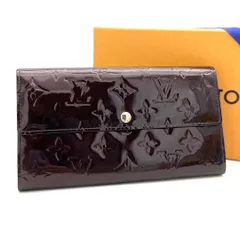 【極美品】ルイヴィトン ヴェルニ ポルトフォイユ サラ アマラント 長財布