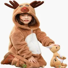 サンタ コスプレ 子供 可愛い キッズ 男女兼用 サンタコス サンタクロース ふわふわ クリスマス コスチューム パジャマ 長袖 帽子 イベント