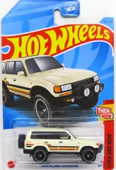【中古】ミニカー 1/64 TOYOTA LAND CRUISER 80(ホワイト) 「Hot Wheels THEN AND NOW」 [HKJ41]