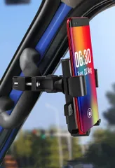 特価商品 ショベル トラック 用携帯電話ホルダー用スマホホルダー アシストグリップ固定式ホルダー スマートフォンホルダー 片手でOK 安定感が高い 落下防止 大型吸盤フロントガラスセンターコンソールスイベルジョイントブラケット