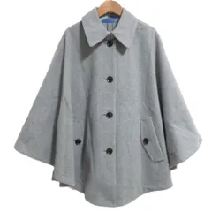 ブルーレーベルクレストブリッジフード付きポンチョ 38 中古・古着通販】BLUE LABEL CRESTBRIDGE (ブルーレーベルクレスト