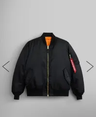 アルファ インダストリーズ MA-1 Flight Jackek レギュラーフィット ブラック S