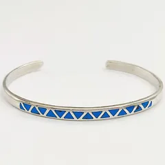 【美品】ターコイズバングル　SILVER　シルバー925