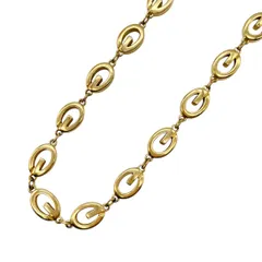 【中古】Givenchy ジバンシー ネックレス ロゴ チェーン ネックレス ゴールド ユニセックス ヴィンテージ