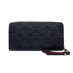 【中古】LOUIS VUITTON ルイ・ヴィトン ジッピーウォレット　アンプラント　IC モノグラム 長財布 ネイビー レッド ユニセックス M62121
