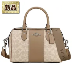 コーチ COACH ハンドバッグ/ショルダーバッグ ローアン サッチェル CW376 SVPWH 2024 AW サンド シグネチャーキャンバス トープ レザー