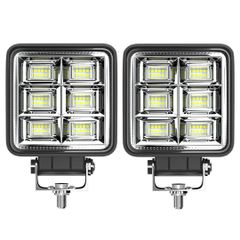 2個セット 144w 44連 LED ワークライト 12V/24V 作業灯 - メルカリ
