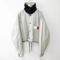 良品 22AW TOMMY JEANS トミージーンズ ロゴ刺繍 リバーシブル ブルゾン ジャケット L ベージュ ネイビー レディース 古着 中古 USED
