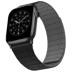 新品 両面リバーシブルマグネットストラップ 対応Apple Watch バンド 42mm(シリーズ 10/11) 41mm 40mm 38mm メンズ レディース ソフトシリコンストラップ iWatch Ultra SE シリーズ 11/10/9/8/7/6