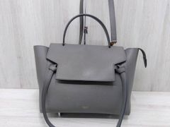 美品】セリーヌ ベルトバッグ スモール 2way サフィアーノレザー 