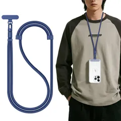 新品 [GNfanbei] スマホストラップ 長さ調節可能 スマホショルダー 装着長さ41cm~76cm 携帯ストラップ 7mmナイロン 首掛け/斜め掛け/肩掛け三用 紛失・落下防止 ネックストラップ ケータイホルダー 多用途 丈夫 iPhone/Androi