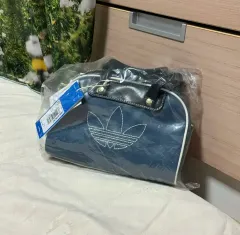 アディダス ミニ ボーリングバッグ IN ブルー デニム y2k