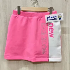 new balance ニューバランスゴルフ スウェットスカート インナーパンツ付き 0サイズ Sサイズ ピンク タグ付き