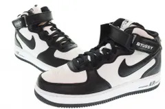 ナイキ NIKE Stussy Air Force 1 Midステューシーエアフォース1 ミッド スニーカー DJ7840-002 メンズ靴 スニーカー ブラック 26.5cm 103S-1321