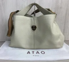 アタオ⭐︎エルヴィ2wayショルダーバッグ　ハンドバッグ　トープ ATAO（アタオ）エルヴィ2wayバックトープ