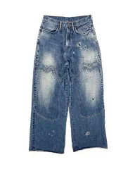 24SS シュガヒル フェイディド モダン ウェスタン デニム ワイド スラックス / 32