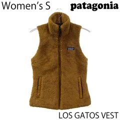 【USED／USウィメンズXS】PATAGONIA ロスガトス フリースベスト キャメル