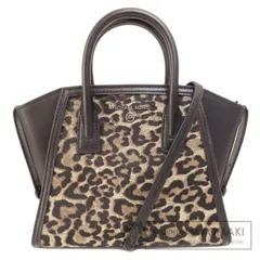 Michael Kors マイケルコース レオパード柄 2WAY ハンドバッグ レザー ハラコ レディース [中古]