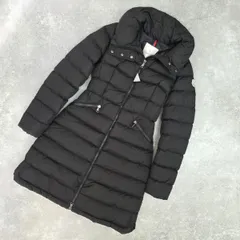 美品！MONCLER モンクレール ダウンコート FLAMMETTE フラメッテ ダウンジャケット D20934993105 レディース ナイロン 00 XS ブラック 【中古】